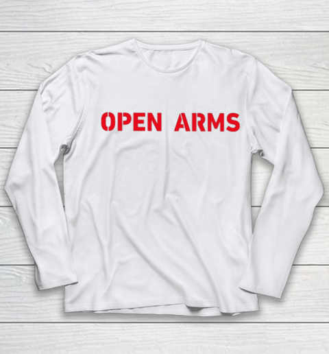 Open Arms Pep Guardiola - Print On Front And Back Youth Long Sleeve