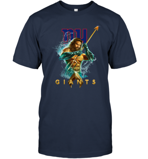 NFL New York Giants Aquaman DC Football Sports xWJTz8K9jtT classic t shirt 2 95 151514 front navy