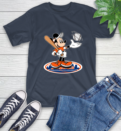 MLB Baseball New York Mets Cheerful Mickey Disney Shirt T-Shirt 4