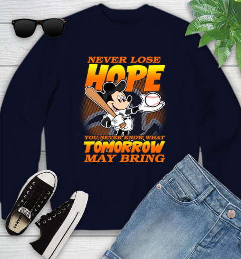 Chicago White Sox MLB Baseball Mickey Disney Never Lose Hope Youth Sweatshirt 3 Chicago White Sox MLB Baseball Mickey Disney Never Lose Hope Youth Sweatshirt - Image 3