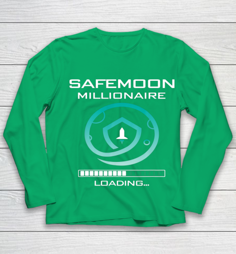 Funny Safemoon Millionaire Crypto Youth Long Sleeve 4
