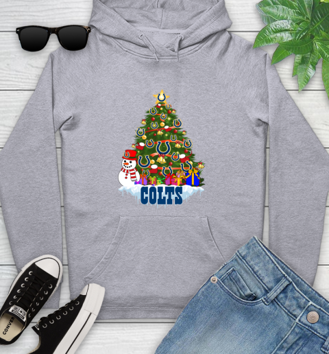 Indianapolis Colts Merry Christmas NFL Football Sports Youth Hoodie 6
