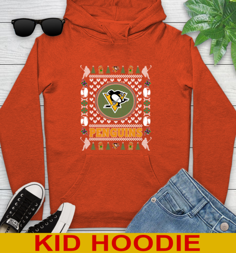 Pittsburgh Penguins Merry Christmas NHL Hockey Loyal Fan Youth Hoodie 4