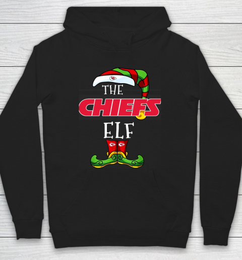 Kansas City Chiefs Christmas ELF Funny NFL Hoodie