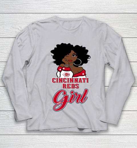 Cincinnati Reds Girl MLB Youth Long Sleeve 5