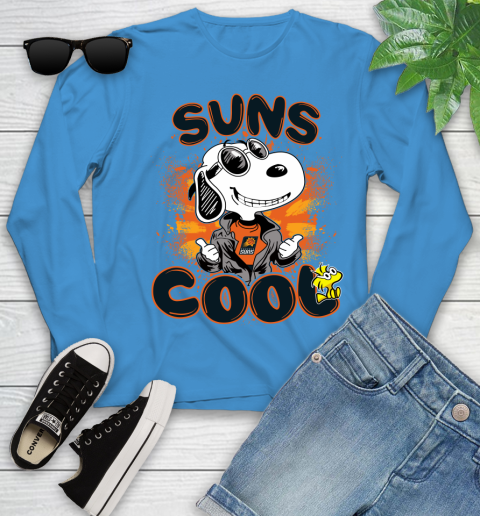 NBA Basketball Phoenix Suns Cool Snoopy Shirt Youth Long Sleeve 7