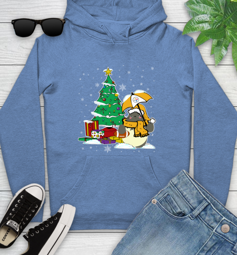Pittsburgh Steelers NFL Football Cute Tonari No Totoro Christmas Sports Youth Hoodie 13