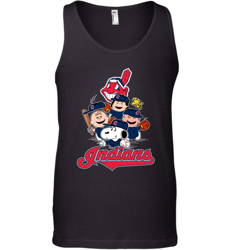 MLB Cleveland Indians Snoopy Charlie Brown Woodstock The Peanuts Movie  Baseball T Shirt - Rookbrand