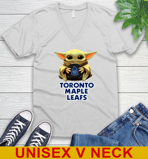 NHL Hockey Toronto Maple Leafs Star Wars Baby Yoda Shirt 49