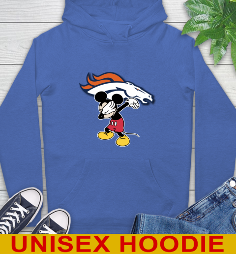 Denver Broncos NFL Football Dabbing Mickey Disney Sports Hoodie 9