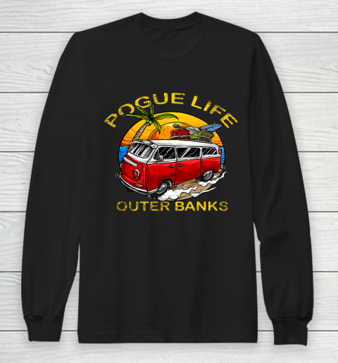 Outer Banks Pogue Life Outer Banks Surf Van OBX Beach Long Sleeve T-Shirt
