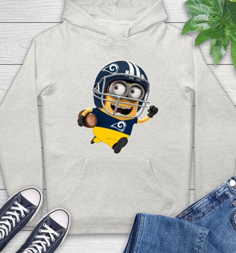 NFL Los Angeles Rams Minions Disney Football Sports Hoodie 12
