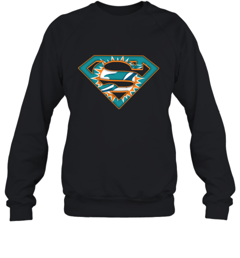We Are Undefeatable The Miami Dolphins x Superman NFL Sweatshirt