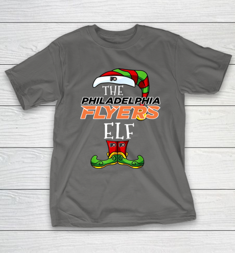 Philadelphia Flyers Christmas ELF Funny NHL T-Shirt 8