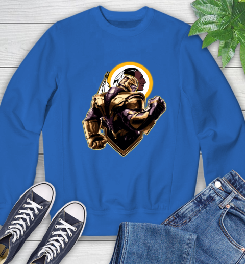 NFL Thanos Avengers Endgame Football Sports Washington Redskins Sweatshirt 8