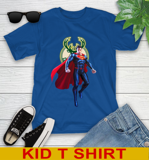 NBA Awesome Superman Basketball Sports Milwaukee Bucks 109