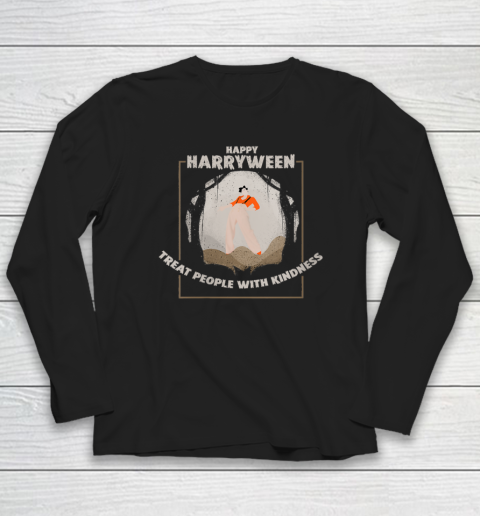 Harryween Shirt Halloween Treat People With Kindness Long Sleeve T-Shirt