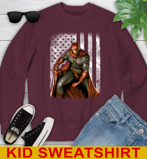 Phoenix Suns NBA Basketball Batman DC American Flag Shirt Youth Sweatshirt - Image 5