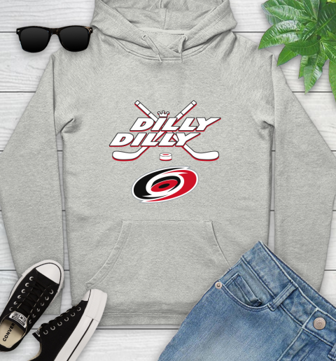 NHL Carolina Hurricanes Dilly Dilly Hockey Sports Youth Hoodie