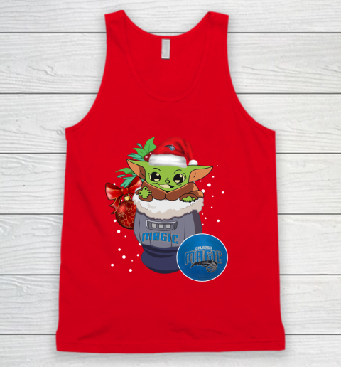 Orlando Magic Christmas Baby Yoda Star Wars Funny Happy NBA Tank Top 6