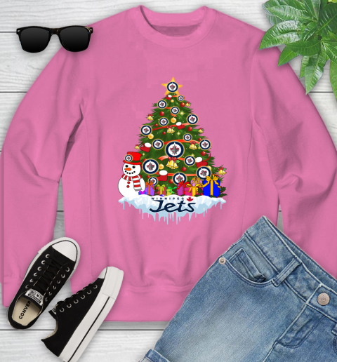 Winnipeg Jets Merry Christmas NHL Hockey Sports Youth Sweatshirt 7