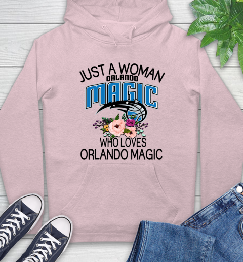 NBA Just A Woman Who Loves Orlando Magic Basketball Sports Hoodie 7