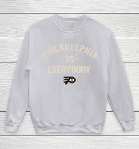 Philadelphia Flyers Vs Everybody Youth Sweatshirt 3
