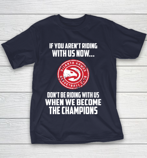 NBA Atlanta Hawks Basketball We Become The Champions Youth T-Shirt 2