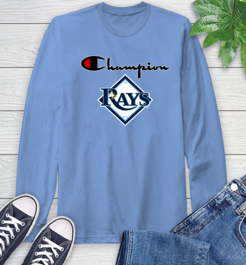 MLB Baseball Tampa Bay Rays Champion Shirt Long Sleeve T-Shirt 10