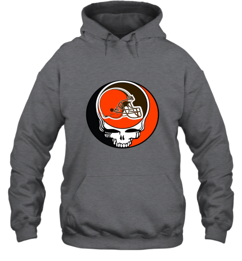 NFL Team Cleveland Browns x Grateful Dead Logo Band Hoodie