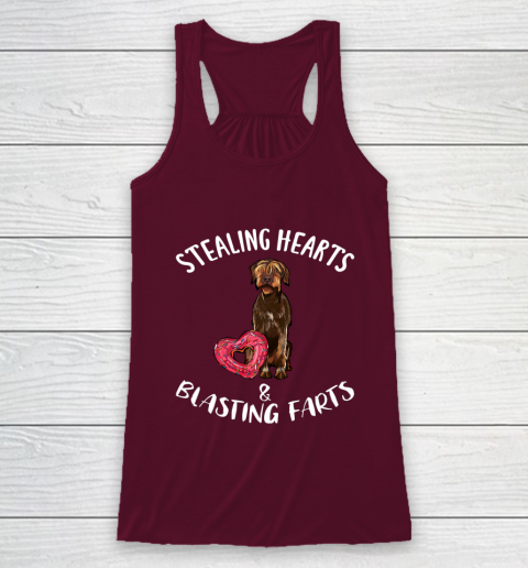 Stealing Hearts Blasting Farts Wirehaired Pointing Griffon Racerback Tank 2