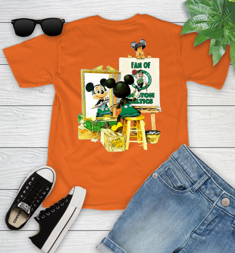 NBA Basketball Boston Celtics Mickey Drawing Shirt 101