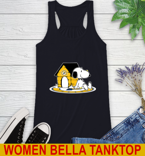 NBA Basketball Indiana Pacers Snoopy The Peanuts Movie Shirt Racerback Tank 10