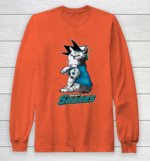 San jose sharks on sale cat shirt