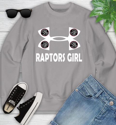 NBA Toronto Raptors Girl Under Armour Basketball Sports Youth Sweatshirt 3