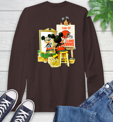 NFL Football Cleveland Browns Mickey Drawing Shirt 61