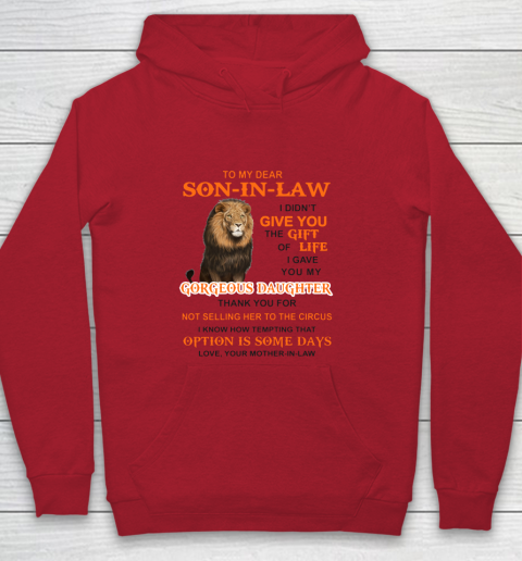 To My Dear Son In Law Youth Hoodie 6