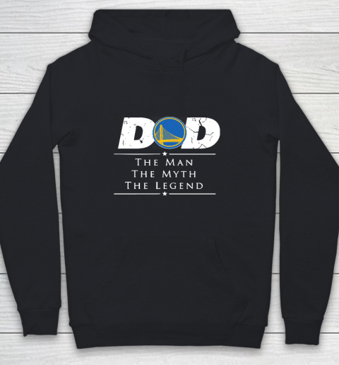 Golden State Warriors NBA Basketball Dad The Man The Myth The Legend Youth Hoodie