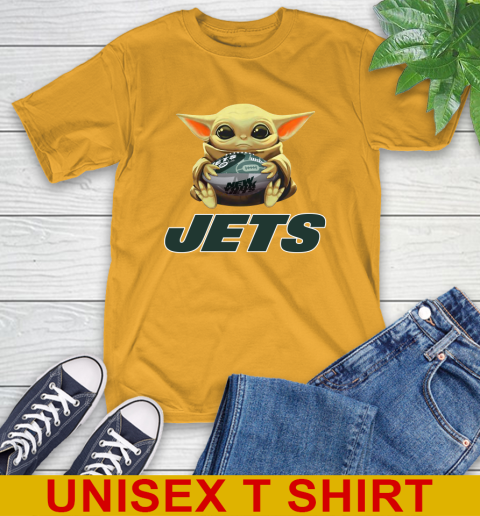 NFL Football New York Jets Baby Yoda Star Wars Shirt T-Shirt 3