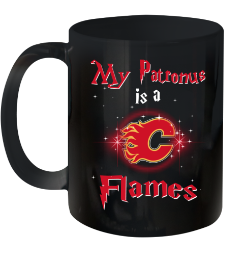 NHL Hockey Harry Potter My Patronus Is A Calgary Flames Ceramic Mug 11oz