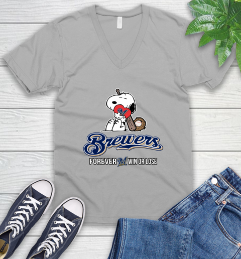 MLB The Peanuts Movie Snoopy Forever Win Or Lose Baseball Milwaukee Brewers 52