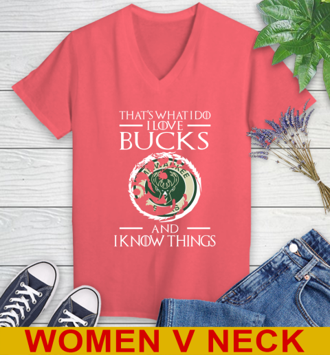 Milwaukee Bucks NBA Basketball That's What I Do I Love My Team And I Know Things Game Of Thrones 78