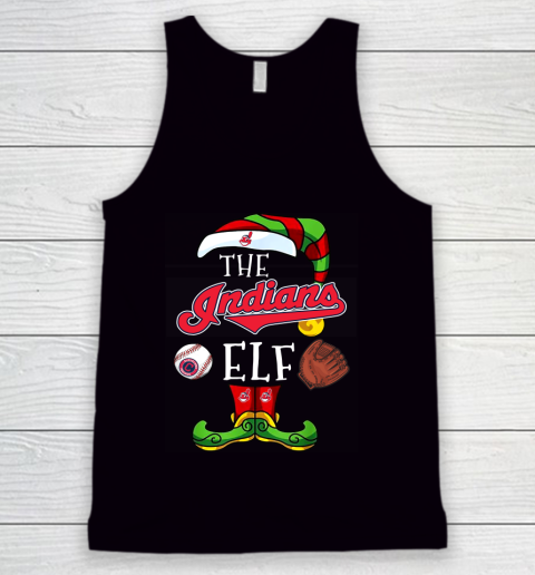 Cleveland Indians Christmas ELF Funny MLB Tank Top