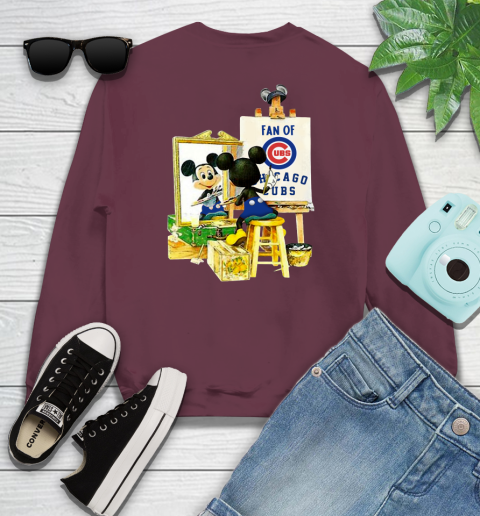 MLB Baseball Chicago Cubs Mickey Drawing Shirt 108