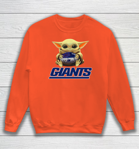 NFL Football New York Giants Baby Yoda Star Wars Sweatshirt 4