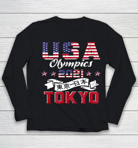 USA Olympic World Sports Team Tokyo Olympics 2021 Youth Long Sleeve