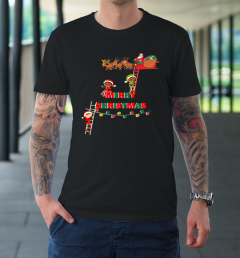 Merry Christmas With Elves T-Shirt
