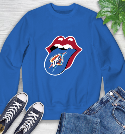 Oklahoma City Thunder NBA Basketball Lips I Root For My Team Adoring Fan 32
