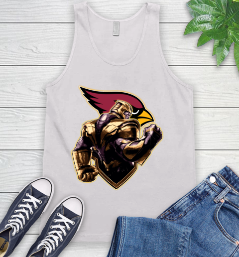 NFL Thanos Avengers Endgame Football Sports Arizona Cardinals Tank Top