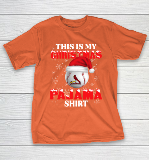 St.Louis Cardinals This Is My Christmas Pajama Shirt MLB T-Shirt 4